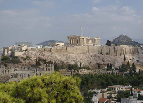 Athens bare boat starts with the Acropolis