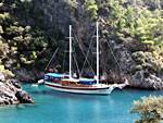 Blue cruises on gulets along the Turquoise coasts of Turkey.