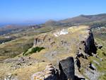 The beautiful mountain ranges on Andros island