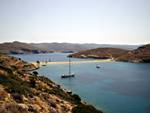 Sandbar Bay on Kythnos (ormos Kolona)