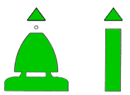 Lateral green buoy.