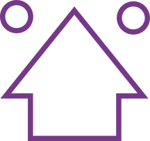 Symbol showing direction of buoyage (where not obvious)