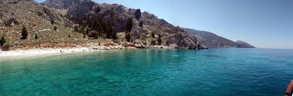 St Basil anchorage on Symi island.