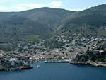 Aerial photo of Hydra port