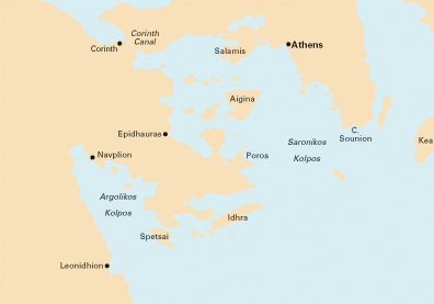 Saronic Gulf and Argolic Gulf Greece, Imray chart G14