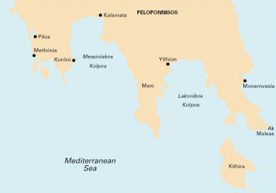 Southern Peloponnisos Greece, Imray chart G15