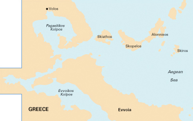 Northern Sporades, Evvoia Greece, Imray chart G25