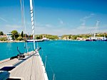 The corinth canal is crossed on many yacht charters out of Athens