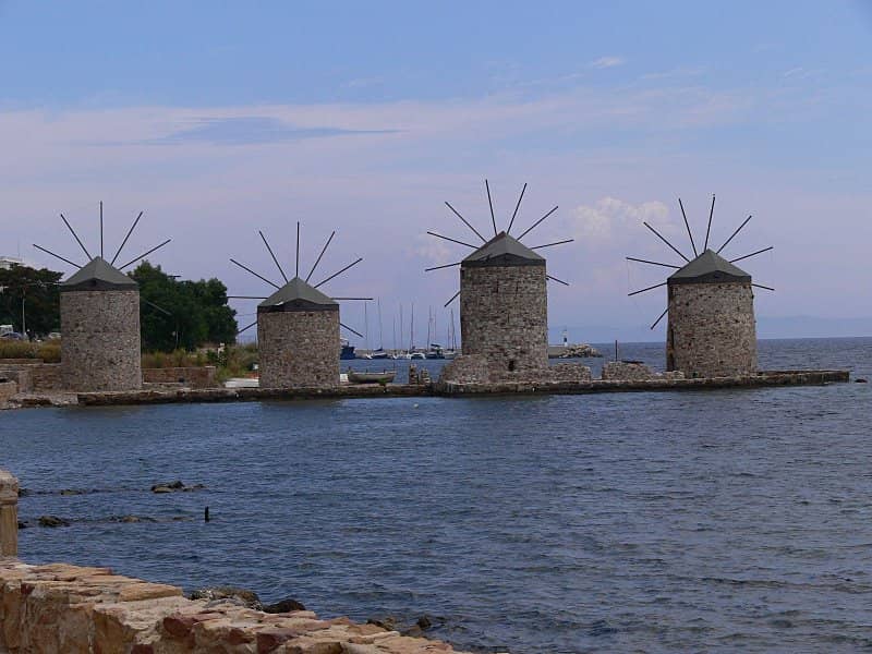 Chios town / port. Sailing holidays.