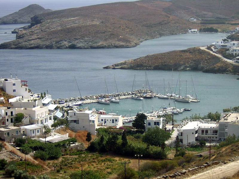Kythnos - Loutra port on the east of the island