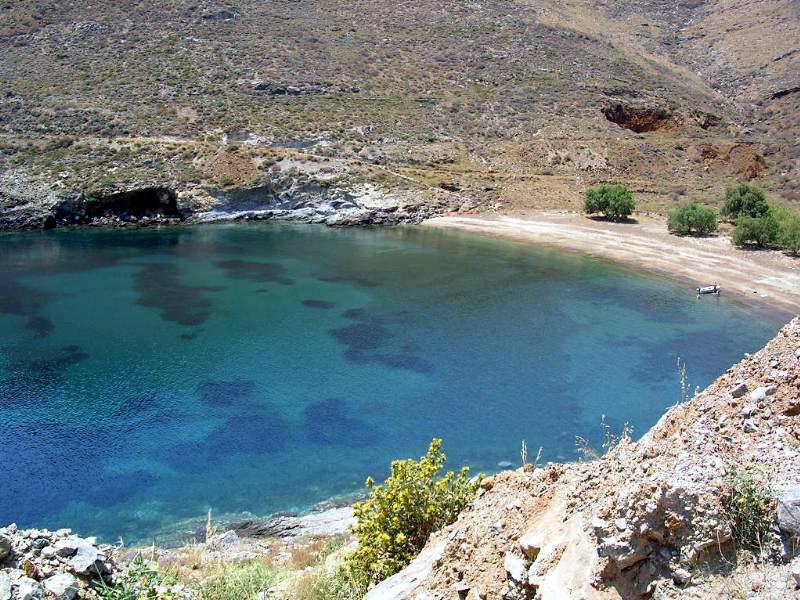 Serifos - Psili Ammou Bay at the east coast of Serifos