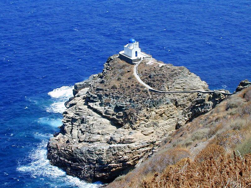 Sifnos - Church next to the Kastro anchorage