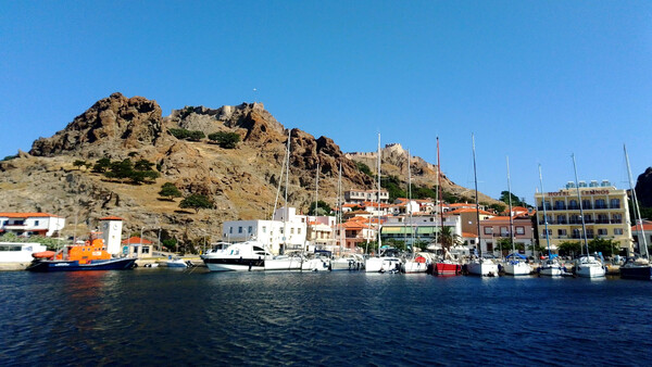 Sailing holidays Lemnos port and island Limnos.