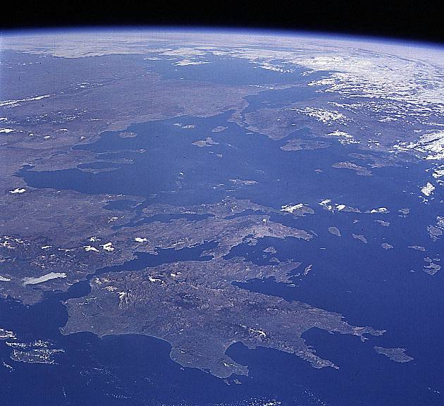 Satellite Peloponnese - North Aegean