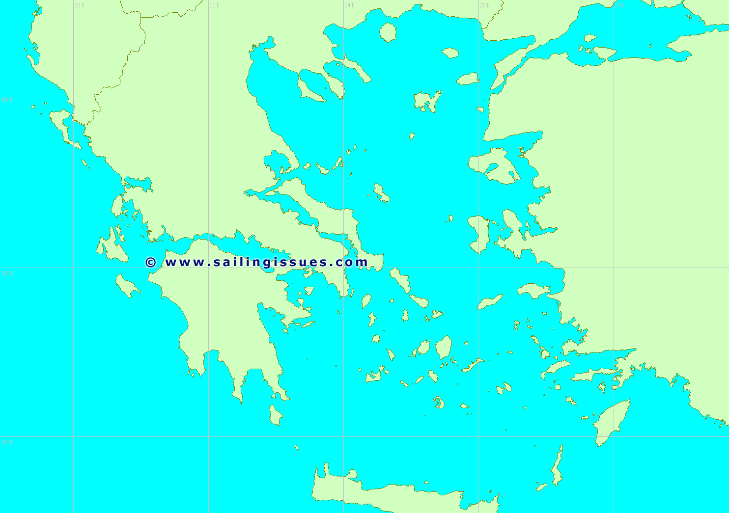 Seawater temperatures Greece