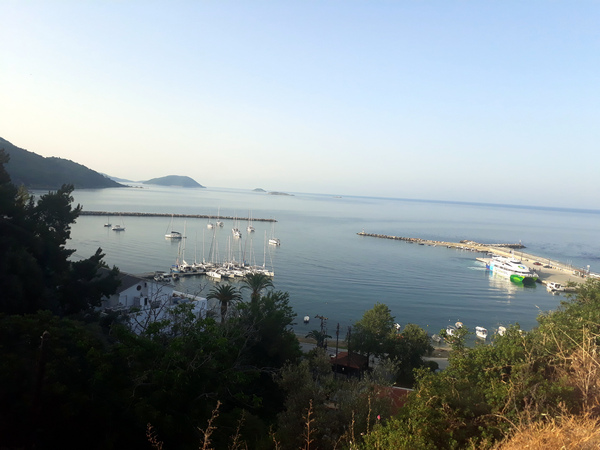 Yachts at Loutraki: Skopelos