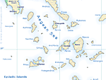 Map of Cyclades - Greece