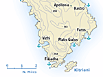 Nautical chart of Sifnos Island